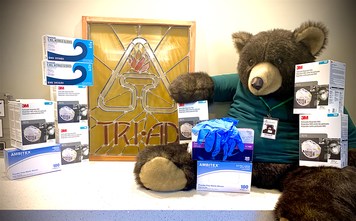 Tri ad donates supplies to local caregivers tri ad